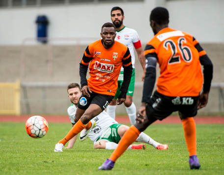 Kristianstads Saikou Jawneh och Mohammed Mbye