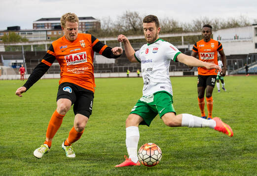 Kristianstads Henrik Fribrock mot Prespa Birliks Baris