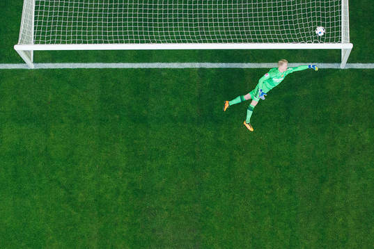 Djurgårdens målvakt Hampus Nilsson släpper in 1-0