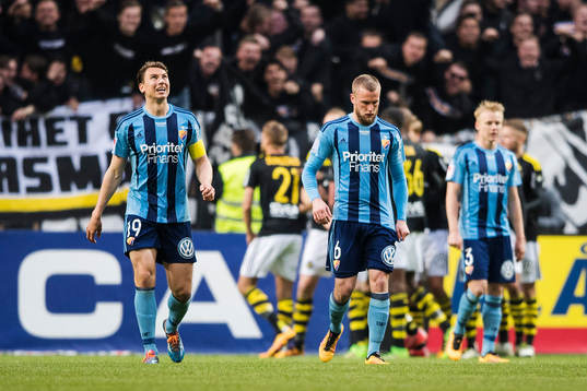 Djurgårdens Marcus Hansson, Alexander Faltsetas och Elliot