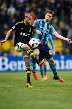 s Daniel Sundgren och Djurgårdens Jesper Karlström