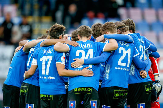 Halmstads spelare samlade