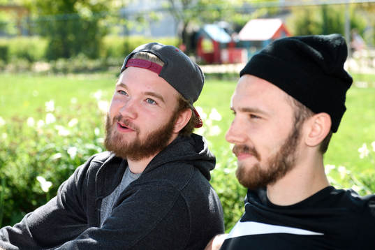Alingsås Tobias Sandberg och Häckens Simon Sandberg