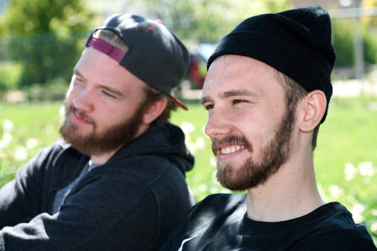 Alingsås Tobias Sandberg och Häckens Simon Sandberg