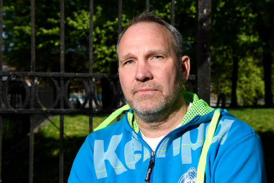 Alingsås assisterande tränare Dennis Sandberg