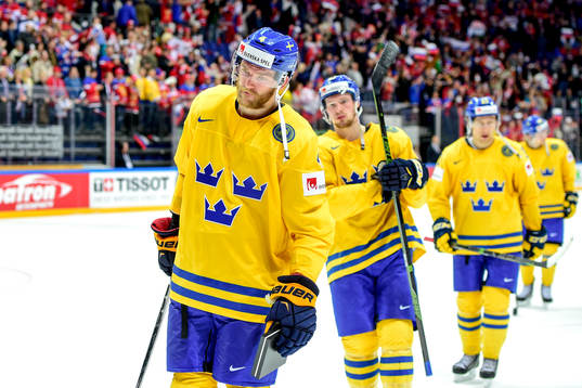 Sveriges Mattias Ekholm deppar