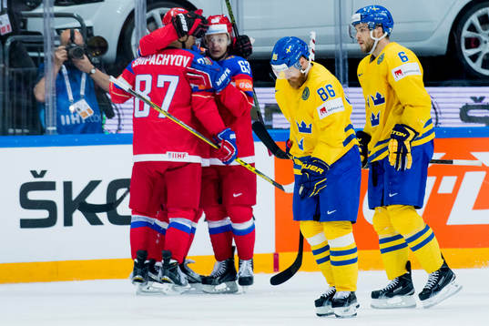 Sveriges Linus Klasen och Oscar Fantenberg deppar samtidigt