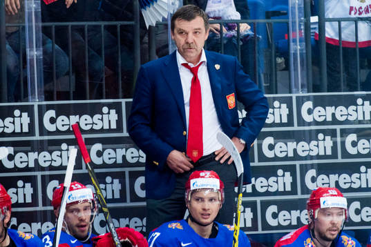Rysslands förbundskapten Oleg Znarok
