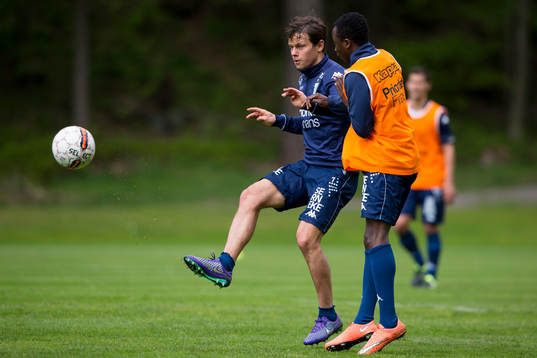 IFK Göteborgs Mads Albeck och Prosper Kasim