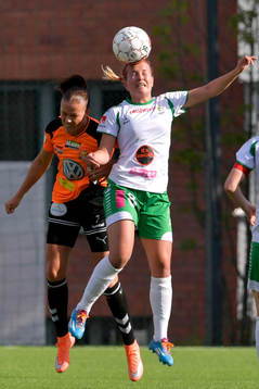 Hammarbys Frida Sjöberg och Kungsbackas Ida Pettersson