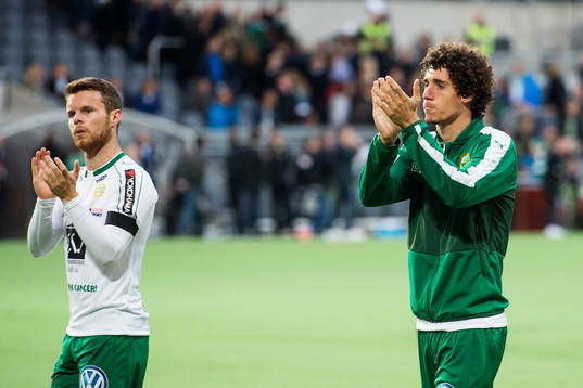 Hammarbys Romulo Cabral Pereira Pinto och Måns Söderqvist