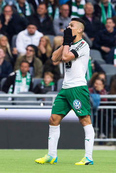 Hammarbys Alexssander Medeiros de Azeredo deppar