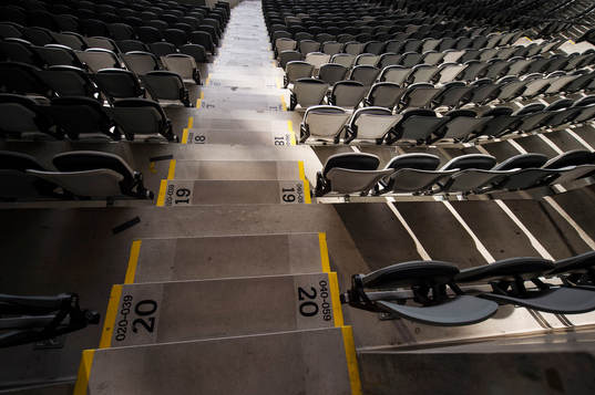 Läktare på Tele2 arena