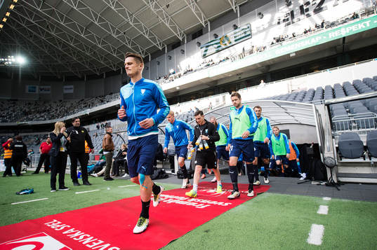 Malmö FFs Markus Rosenberg gör sig redo för