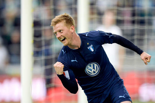 Malmö FFs Anders Christiansen jublar