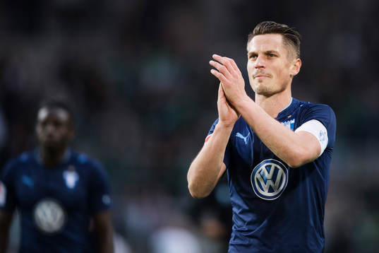 Malmö FFs Markus Rosenberg tackar publiken