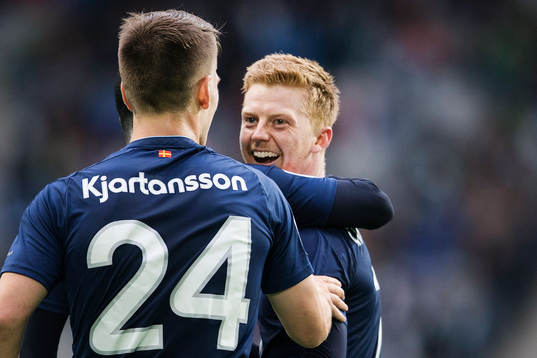 Malmö FFs Anders Christiansen jublar