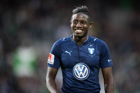 Malmö FFs Pa Konate jublar