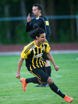 IFK Hässleholms Ameer Naseer har gjort segermålet i