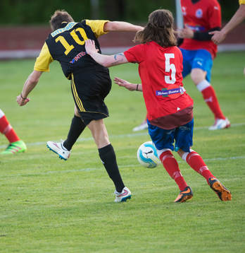 i matchen i DM mellan Staffanstorp och IFK Hässleholm i