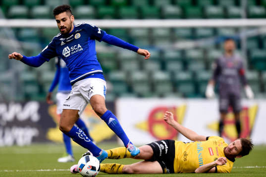 Sundsvalls Stefan Silva och Elfsborgs Marcus Rohdén