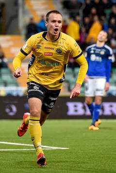 Elfsborgs Viktor Prodell jublar