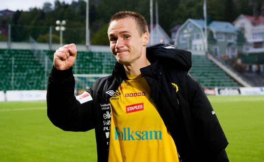Elfsborgs matchhjälte Viktor Prodell jublar