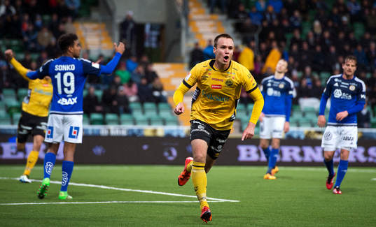 Elfsborgs Viktor Prodell jublar