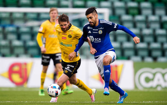 Elfsborgs Marcus Rohdén och Sundsvalls Stefan Silva