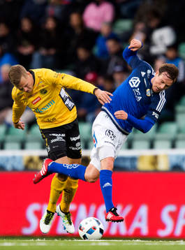 Elfsborgs Viktor Claesson och Sundsvalls Eric Larsson