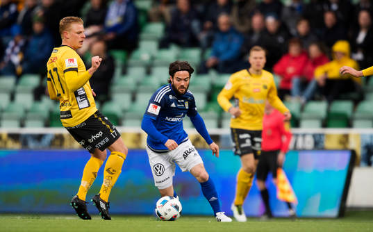 Elfsborgs Per Frick och Sundsvalls Robbin Sellin