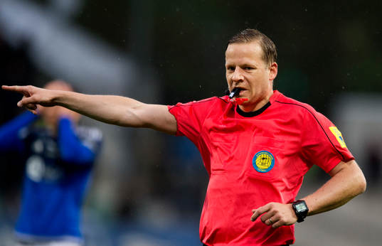 Domare Johan Krantz dömer straff för Elfsborg