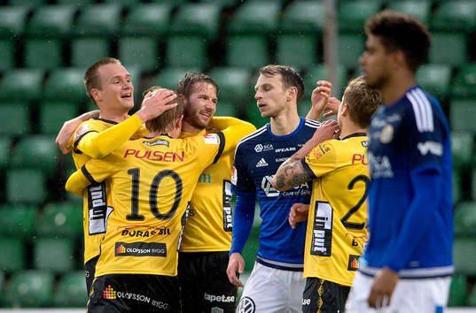 Elfsborgs målskyttar Marcus Rohdén och Viktor Prodell