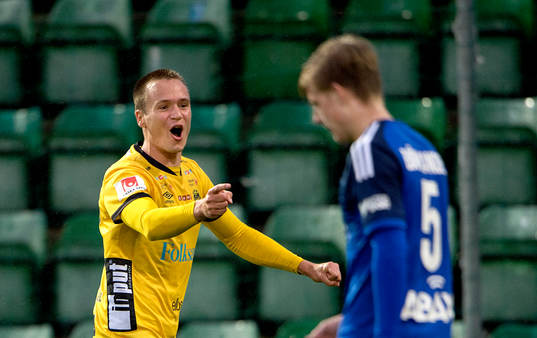 Elfsborgs Viktor Prodell jublar