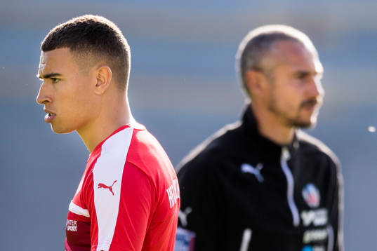 Helsingborgs Jordan Larsson och Jordan Larsson