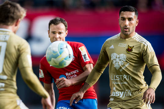Helsingborgs Anton Wede och Östersunds Saman Ghoddos