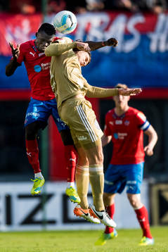 Helsingborgs Lalawélé Atakora och Östersunds Emir Smajic