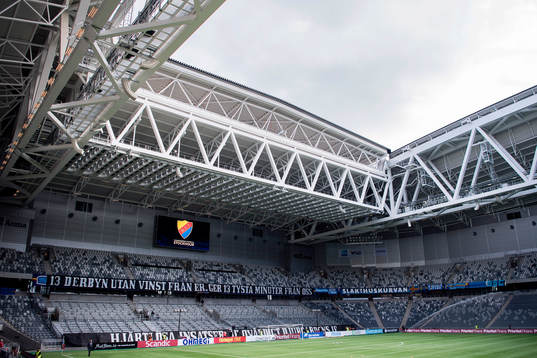 Djurgårdsklackens banderoll