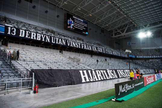 Djurgårdsklackens banderoll