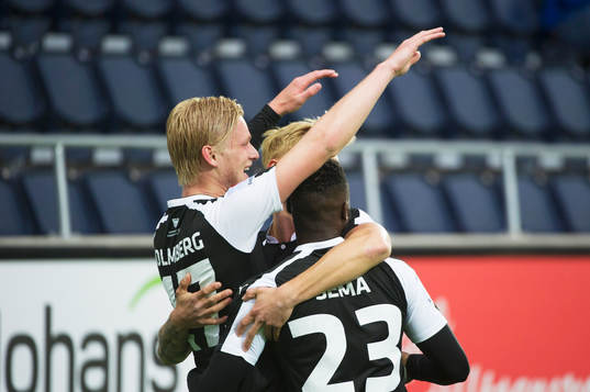 Örebros Karl Holmberg, Maic Sema och Robert Åhman Persson