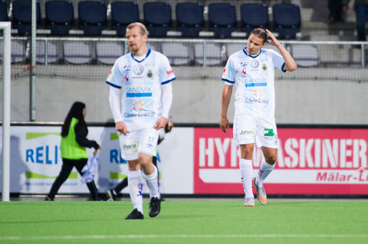 Gefles Jonas Lantto och Jacob Hjelte deppar