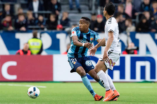 Djurgårdens Mihlali Mabhuti Mayambela och Kalmars Ismael