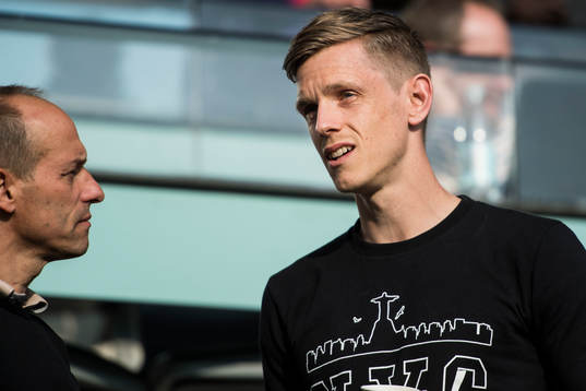 IFK Göteborgs Sören Rieks på läktaren