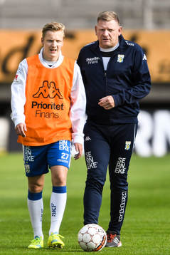 IFK Göteborgs Billy Nordström och assisterande tränare