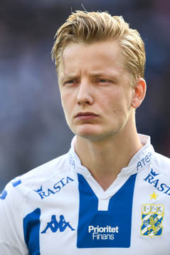 IFK Göteborgs Billy Nordström vid lineup
