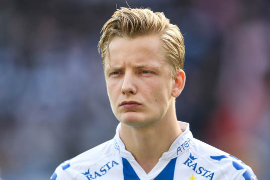 IFK Göteborgs Billy Nordström vid lineup
