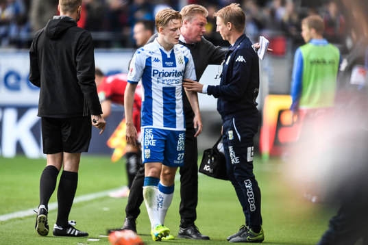 IFK Göteborgs Billy Nordström byts ut