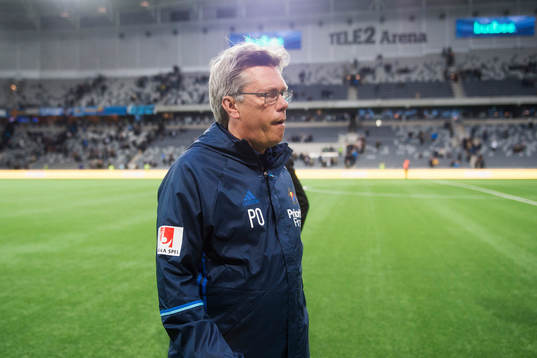 Djurgårdens tränare Per Olsson deppar
