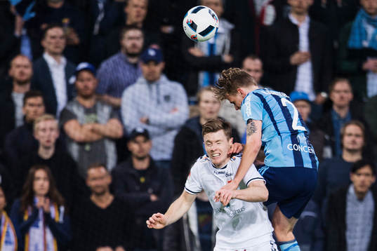Kalmars Victor Agardius och Djurgårdens Tim Björkström