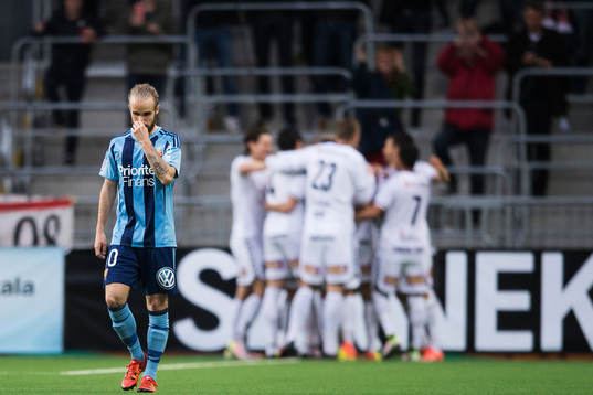 Djurgårdens Daniel Berntsen deppar